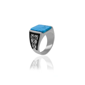 Silver Plated Ring For Men.