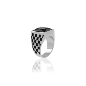Silver Plated Ring For Men.