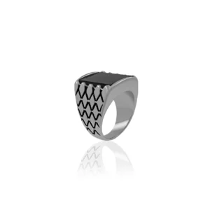 Silver Plated Ring For Men.