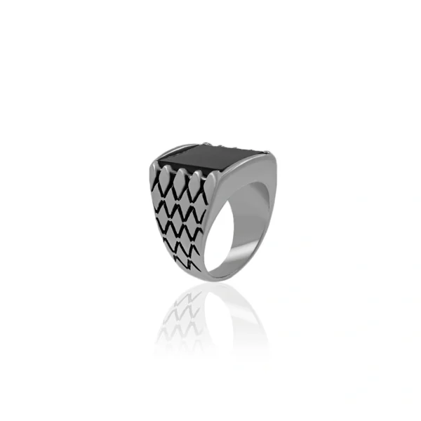 Silver Plated Ring For Men.