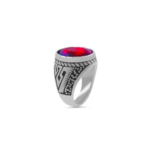 Silver Plated Ring For Men.