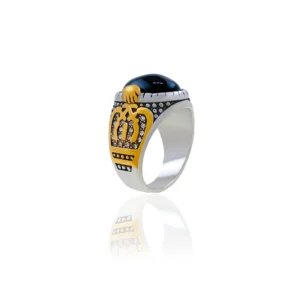 Silver Plated Ring For Men.
