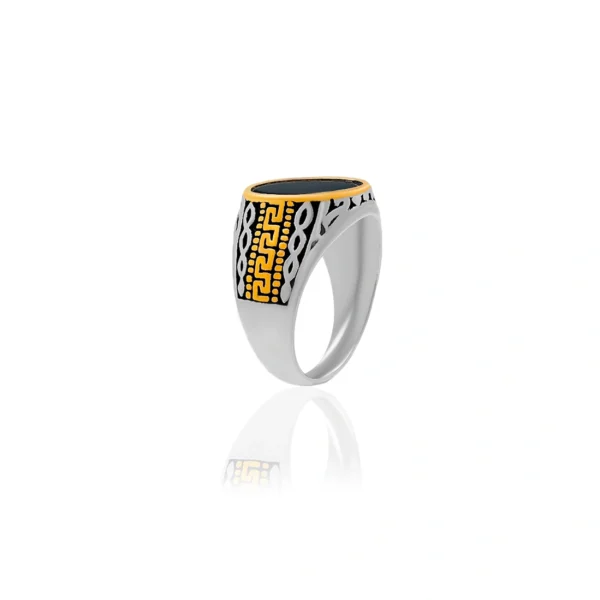 Silver Plated Ring For Men.