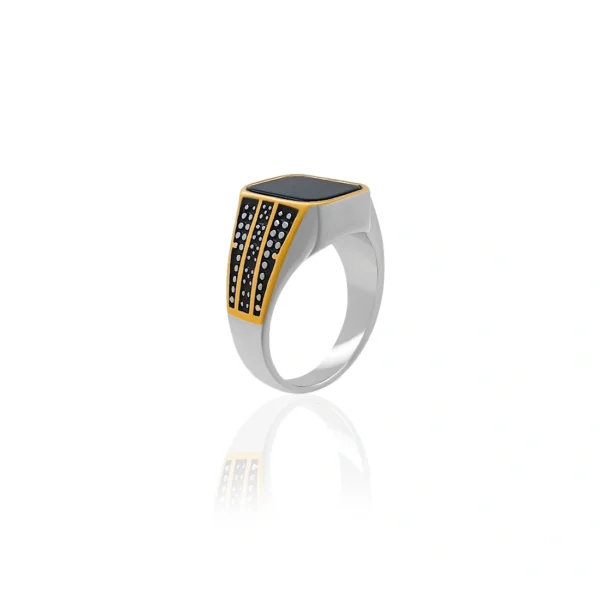 Silver Plated Ring For Men.