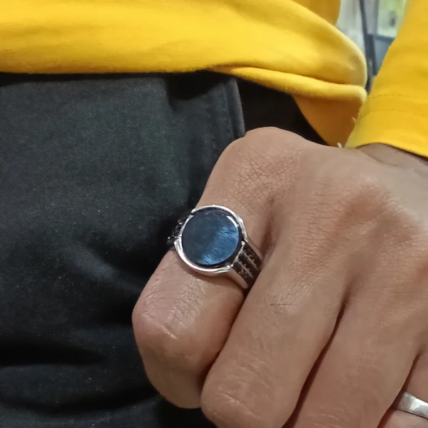 Silver Plated Ring For Men. - Image 5