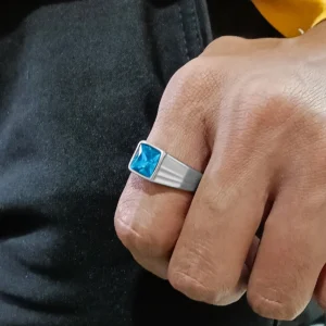 Silver Plated Ring For Men.