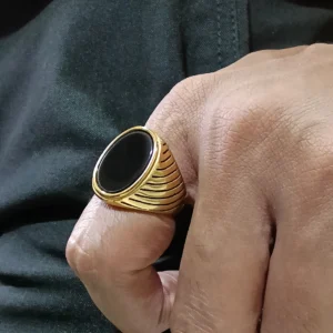 Gold Plated Ring For Men.