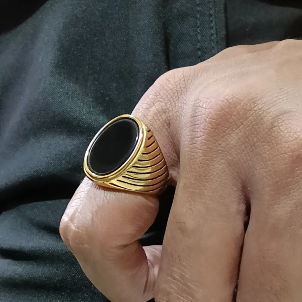 Gold Plated Ring For Men. - Image 4