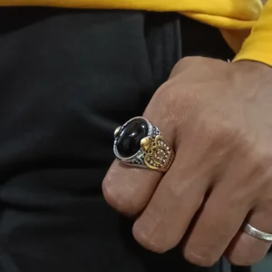 Silver Plated Ring For Men.