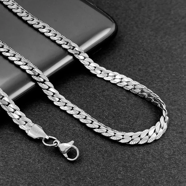 Silver Plated Chain For Men’s & Boy’s.