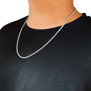 Silver Plated Chain For Men’s & Boy’s.