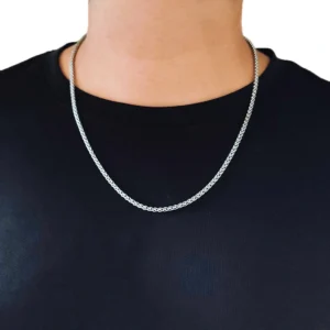 Silver Plated Chain For Men’s & Boy’s.