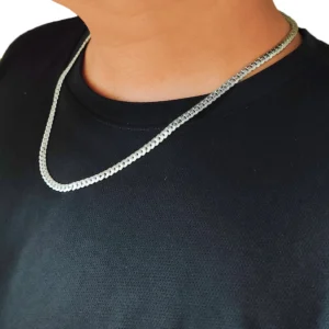 Silver Plated Chain For Men’s & Boy’s.