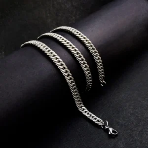 Silver Plated Chain For Men’s & Boy’s.