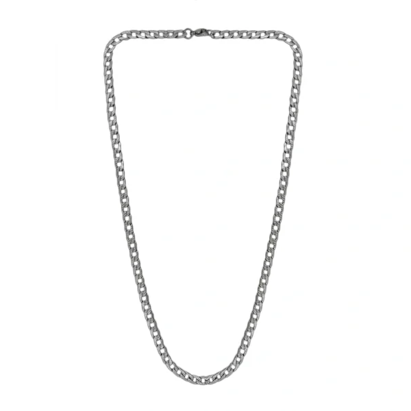 Silver Plated Chain For Men’s & Boy’s. - Image 3