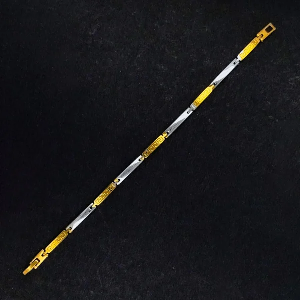 Gold & Silver Bracelet For Men’s & Boy’s. - Image 3