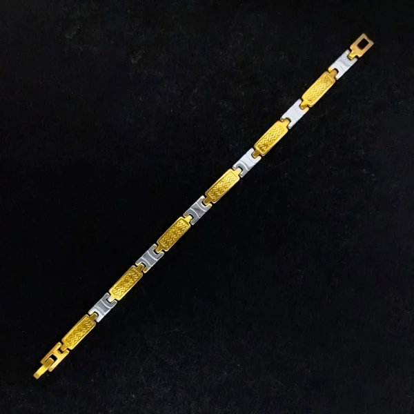 Gold & Silver Bracelet For Men’s & Boy’s. - Image 4