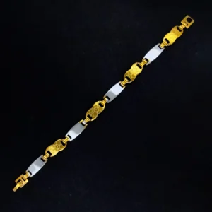 Gold & Silver Bracelet For Men’s & Boy’s.
