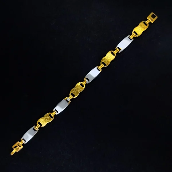Gold & Silver Bracelet For Men’s & Boy’s. - Image 3