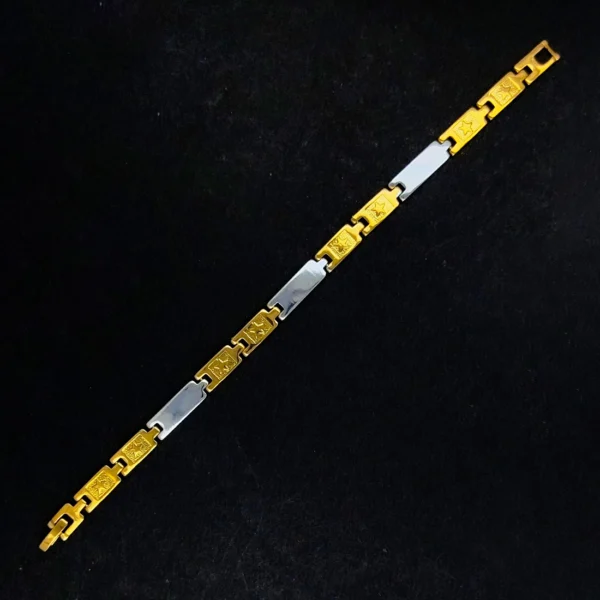 Gold & Silver Bracelet For Men’s & Boy’s. - Image 4