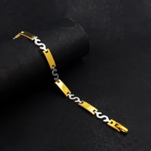 Gold & Silver Bracelet For Men’s & Boy’s.