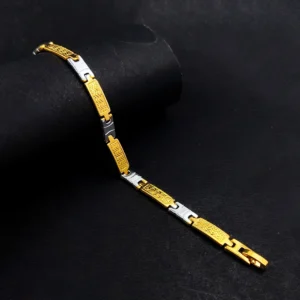 Gold & Silver Bracelet For Men’s & Boy’s.
