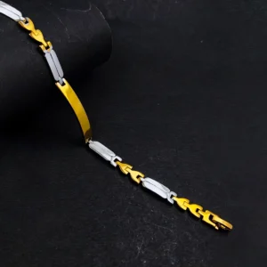 Gold & Silver Bracelet For Men’s & Boy’s.