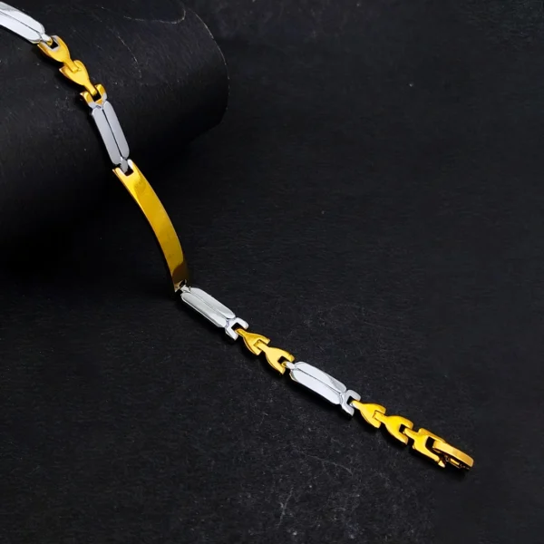 Gold & Silver Bracelet For Men’s & Boy’s.