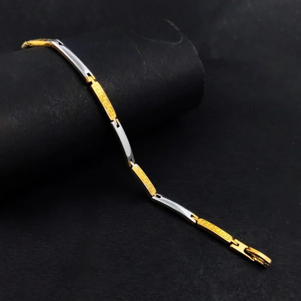 Gold & Silver Bracelet For Men’s & Boy’s.