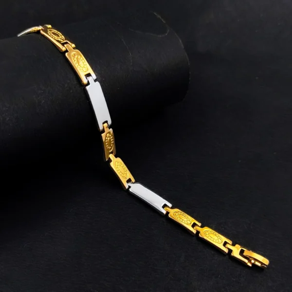 Gold & Silver Bracelet For Men’s & Boy’s.