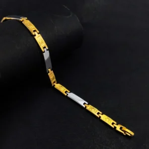 Gold & Silver Bracelet For Men’s & Boy’s.