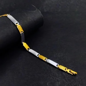 Gold & Silver Bracelet For Men’s & Boy’s.