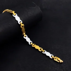 Gold & Silver Bracelet For Men’s & Boy’s.