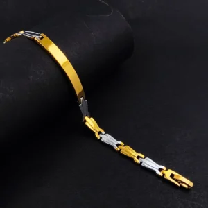Gold & Silver Bracelet For Men’s & Boy’s.