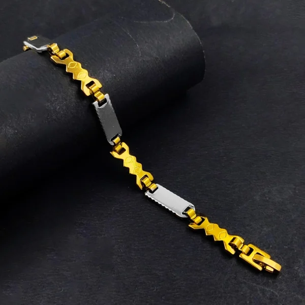 Gold & Silver Bracelet For Men’s & Boy’s.