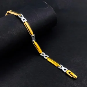 Gold & Silver Bracelet For Men’s & Boy’s.