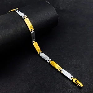 Gold & Silver Bracelet For Men’s & Boy’s.