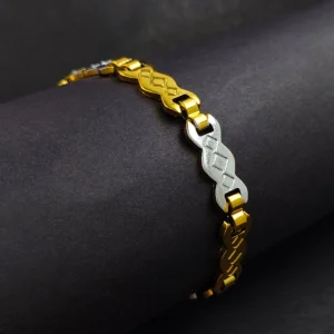 Gold & Silver Bracelet For Men’s & Boy’s.