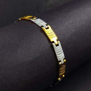 Gold & Silver Bracelet For Men’s & Boy’s.