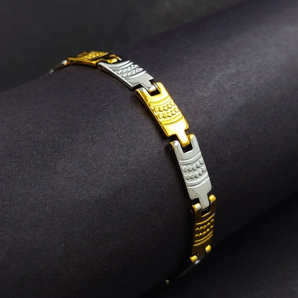 Gold & Silver Bracelet For Men’s & Boy’s. - Image 3