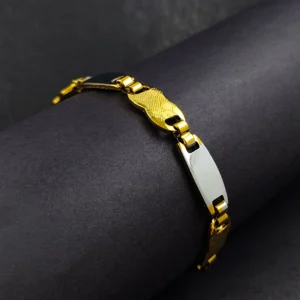 Gold & Silver Bracelet For Men’s & Boy’s.