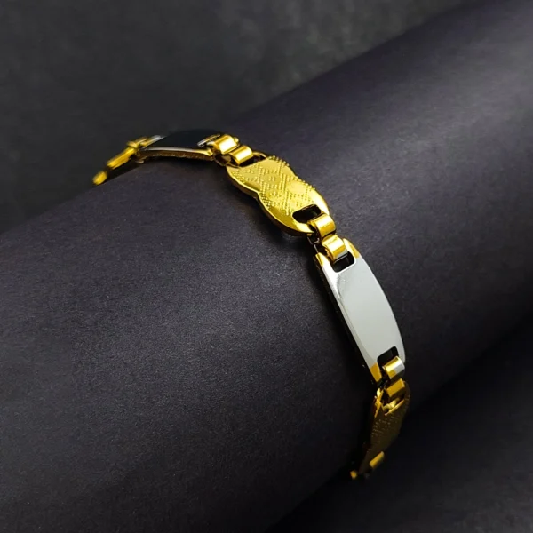 Gold & Silver Bracelet For Men’s & Boy’s. - Image 4