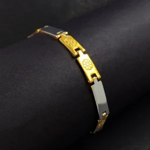 Gold & Silver Bracelet For Men’s & Boy’s.