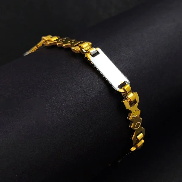 Gold & Silver Bracelet For Men’s & Boy’s. - Image 4