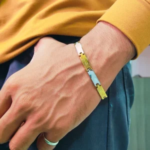 Gold & Silver Bracelet For Men’s & Boy’s.