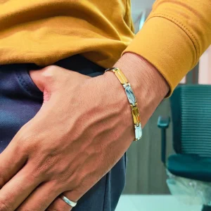 Gold & Silver Bracelet For Men’s & Boy’s.