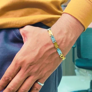 Gold & Silver Bracelet For Men’s & Boy’s.
