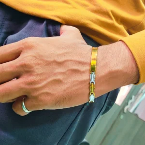 Gold & Silver Bracelet For Men’s & Boy’s.