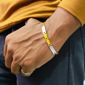Gold & Silver Bracelet For Men’s & Boy’s.