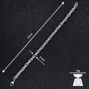 Silver Plated Bracelet For Men’s & Boy’s.